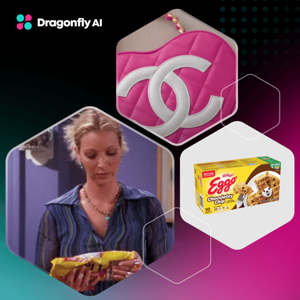 product placement example of nestle cookies in friends episode with Phoebe looking at nestle cookies